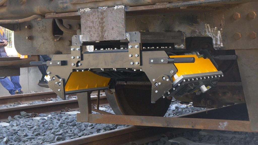 Belastad spårlägesmätning